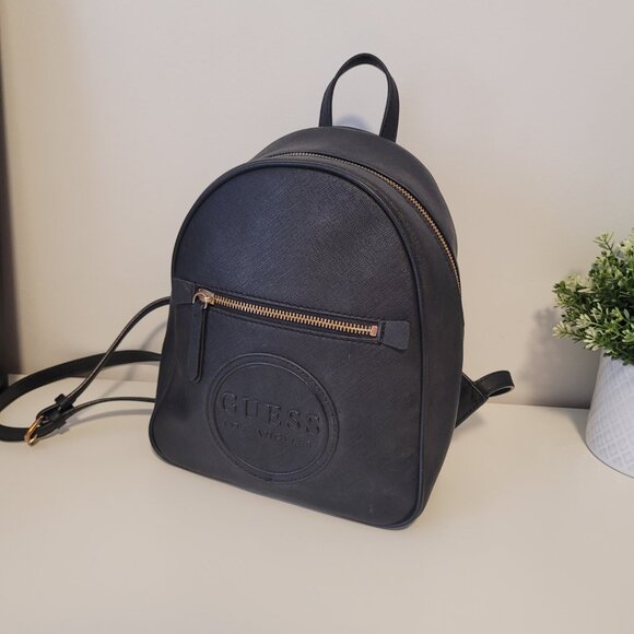 GUESS Black Small Backpack - Picture 2 of 8